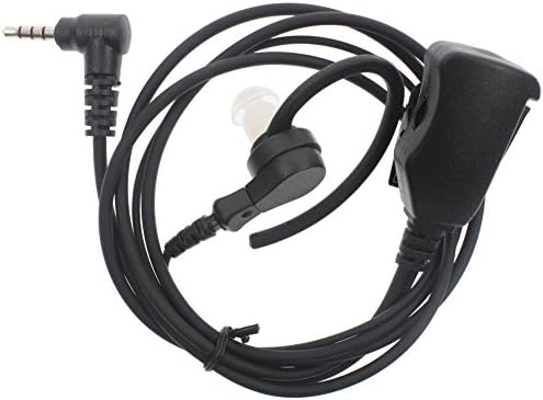 RUKEY Two Way Radio Earpiece with Mic Noise Cancelling Headset for Walkie Talkie Yaesu VX-2R FT-60 VX-14 VX-150 VX-210A VX-351