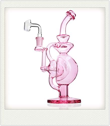 Glass Ornaments Handmade Piece Great Gift 14mm (Pink)