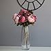 Luyue Peonies Artificial Flowers Vintage Faux Peony Arrangements Fake Flower for Vase Silk Floral Bouquet for Table Centerpiece Wedding Decoration Indoor Home Decor