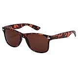 Retro Rewind Classic Polarized Wayfarer Sunglasses (Tortoise, 52)