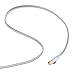DanYee Cat 8 Ethernet Cable, Nylon Braided 50ft CAT8 High Speed Professional Gold Plated Plug STP Wires CAT 7 RJ45 Ethernet Cable 3ft 10ft 16ft 26ft 33ft 50ft 66ft 100ft (White 50 ft)