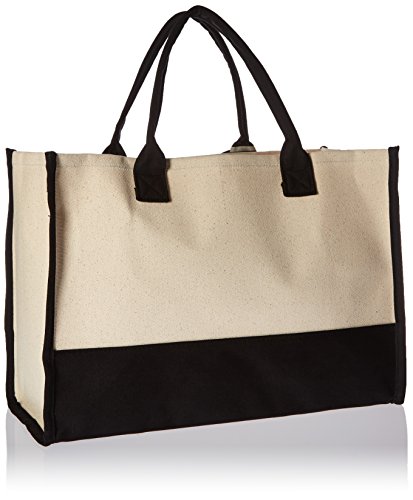 Mud Pie B-Initial Canvas Tote