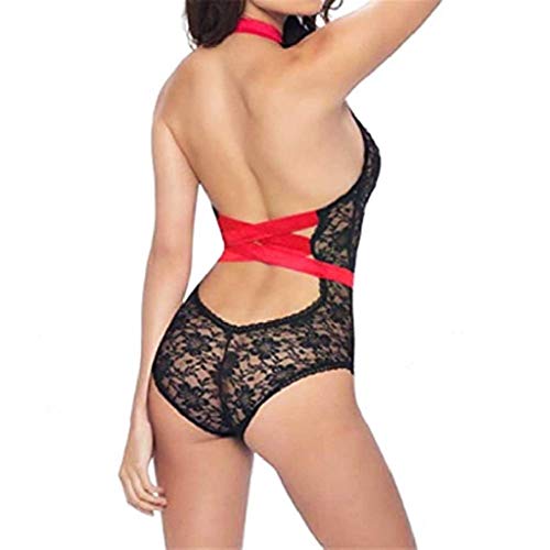 EVRYLON-Body-donna-sexy-pizzo-trasparente-rosso-nero-aperto-avanti