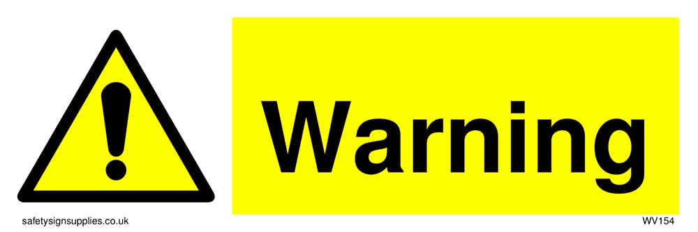 Pack of five - Persons Abusing Facilities Sign - 150x50mm - L15