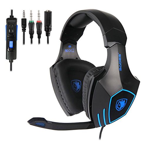 SADES Gaming Headset for New Xbox One, PS4, PC, Noise Reduction