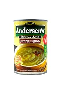 Amazon.com : Andersen Split Pea with Bacon Soup - 15 oz (12 pack ...