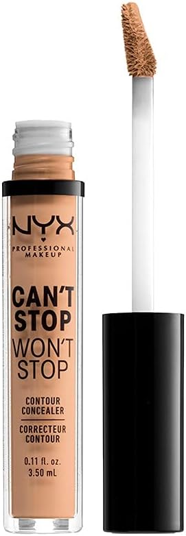 NYX Can’t Stop Won’t Stop Contour Concealer Medium Olive 24Hr Matte Full