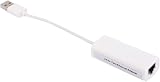 Cuifati USB 2.0 Ethernet Adapter RJ45 White ABS RTL8152B Chip Plug Play Network view 3