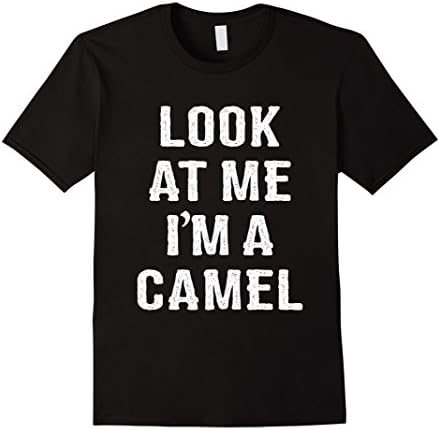 Mens Funny Camel Halloween Costume Shirt Men Women Kids Adult Large Black