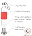 GROSCHE Marino 550ml/18.6oz Water and Tea Infuser and Cold Brew Coffee Maker- Glass and Stainless Steel Sport Water Bottle with Built-in Tea Infuser RED