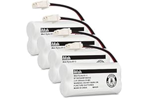 iMah BT162342/BT262342 2.4V 300mAh Ni-MH Cordless Phone Batteries Compatible with VTech CS6719 CS6114 CS6409 CS6419 CS6429 AT&T CL80112 EL52300 EL52400 Handset Telephone, Pack of 4