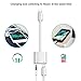 Lightning Jack Headphone Adaptor Charger for 8/8 Plus iPhone 7/7 Plus/iPhone X 10/iPad/iPod Earphone Adapter Headphone Aux Audio & Charge Adaptor,Connector Lightning Cable Support iOS 11 System