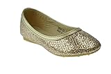 Glitter 02 Little Girls Ballet Ballerina Flats Gold