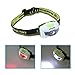 ideapro LED Headlamp,4 Lighting Modes Headlight,Battery Powered Headlamp Flashlight Brightest and Lightweight,Waterproof with Adjustable Headband and Flashing SOS Light for Camping Running 2 Pack
