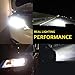 H11 H8 H9 LED Headlight Bulbs 6000K Cool White High Beam/Low Beam/Fog Light 12000lm 4 Side COB Chips Super Bright 360 Degree Auto Headlamp All-in-One Conversion Kit Plug & Play -2 Yr Warranty