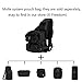 X-Freedom Military Sling Chest Backpack Tactical Daypack Chest Pack Bag Molle Ipad Laptop Bag One Strap Backpack Large Crossbody Shoulder Bag Sports Motorcycle Ride Bicycle Single Bag, Black