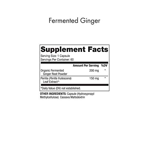 Dr. Mercola, Organic Fermented Ginger Dietary Supplement, 60 Servings