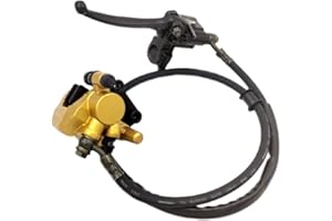 ZTDZZH Front Disc Hydraulic Brake Master Cylinder Caliper Assembly fit 70cc 90cc 110cc 125cc Dirt Bike ATV Quad Apollo Taotao