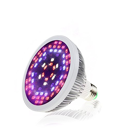 LED Plant Grow Light Bulbs, SHEKAR 24W E26/27 Socket, Full Spectrum LED Plant Lamp Bulb for Home, Indoor Garden Greenhouse and Hydroponic Aquatic