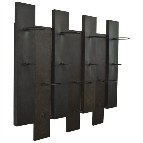 Best Choice Products Wine Rack Wall Mount Decorative Art Decor Modern Design Wine Holder New
