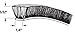 Prime-Line T 8722 1/4 in. x 18 ft, Gray, Adhesive Backed Weather-Strip