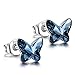 Gifts for Women Jewelry for Women Stud Earrings for Women Christmäs Gifts for Women Gifts for Mom Gifts for Grandma Gifts Teacher Gifts Butterfly Sterling Silver earrings Christmas Earrings