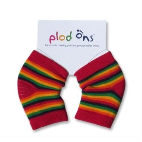 Plod Ons Baby Knee Protectors, Rainbow Stripe