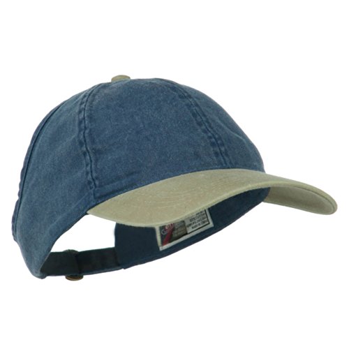 Pigment Dyed Ponytail Cap - Khaki Navy OSFM