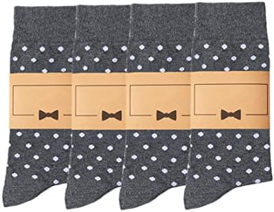 grey dress socks amazon Amazon.com: Duna 5 Pairs Cotton Mens Dress Socks