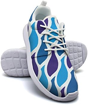 H3F3YRT Women's Lightweight Sport Running Shoes Breathable Anti-Slip Jogging Sneakers Sea Fish Mesh Running Shoes For Women