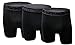 Spyder Men's Performance Mesh Boxer Briefs Sports Underwear 3 Pack (Black, Medium)