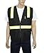 SAFETY DEPOT 8038A Black Safety Vest (3XL)