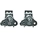 TCH Hardware - Steel Spring Loaded Butterfly Twist Latch and Keeper | Toggle Clamp Case Box Chest Closure | 2 Pack - Silver