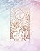 The Sun: College Ruled Journal | 8.5 x 11 A4 Notebook | Pastel Hue, Rainbow Marble and Rose Gold - 1 by Tarot Card Notebooks