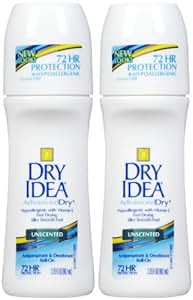 Amazon.com: Dry Idea Antiperspirant & Deodorant Roll On, Unscented 3.25