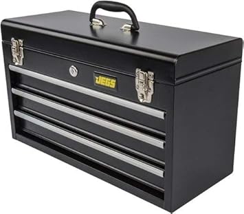 Amazon Com Jegs 81400 Black 3 Drawer Professional Tool Box For