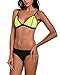 FLORAVOGUE Womens Neoprene Bikini Two-pieces Set