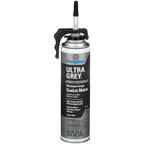 UPC 686226850843, Permatex 85084 Ultra Grey Rigid High-Torque RTV Silicone Gasket Maker, 9.5 oz. PowerBead Can