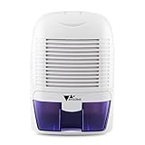 amzdeal Dehumidifier for 323 Sq Ft Home Basement Bedroom Small Dehumidifier with 50 oz Water Tank Auto Off to Remove Damp and Mold