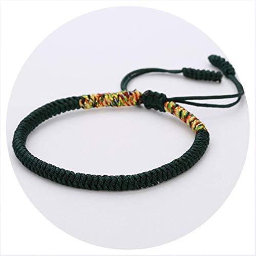 spyman Perfect 17 Colors Original Tibetan Buddhist Lucky Tibetan Bracelets & Bangles for Women Men Handmade Knots Nice