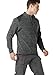CQR Men's Thermal Fleece Half Zip Pullover, Winter Outdoor Warm Sweater, Lightweight Long Sleeve Sweatshirt, Tactical Fleece Dark Grey, X-Large