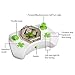 Successory FY804 Nano Drone Mini 2.4G 4CH RC Quadcopter Mini RC Aircraft Green