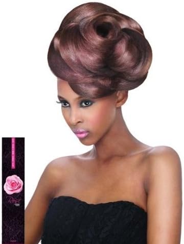 Outre VelvetVirgin Human Hair Weave REMI ROSE YAKI (12 INCH, 1 - JET BLACK)