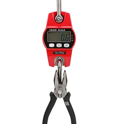 Great Value Other Scales 660lb/300kg x 0.2lb/0.1kg OCS-L Mini Industrial Crane Digital Hanging Scale