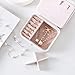 Travel Jewelry Box Double Layer Jewellery Organizer Small Size Storage Case with Mirror for Ring Ear Stud Necklace Birthday