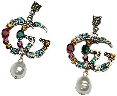 tianshiya Women's Fashion Earrings Y/S Letter Shaped Designed Ear Stud Rose Gold 1X2