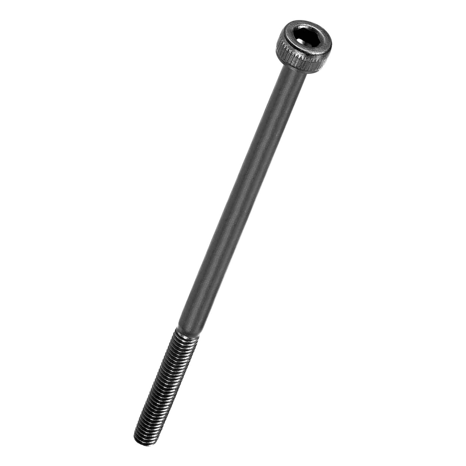Kozelo 10pcs Socket Head Cap Screws - [M3-0.5 x 75mm] Alloy Steel Black Oxide Grade 12.9 Internal Hex Screw Full Thread for Industrial & Machinery Use, Black