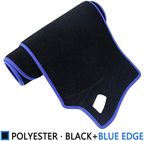 Applicable To Toyota Land Cruiser Prado 120 J120 2003~2009 Non-Slip Dashboard Pad 2004 Accessories 2007 Right Side Driving,polyesterblueedge