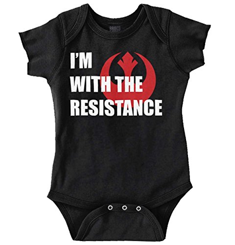 Im Resistance Star Wars Han Solo Darth Vader Romper Bodysuit