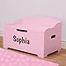Personalized Dibsies Modern Expressions Toy Box (Pink Signature Series Girls)